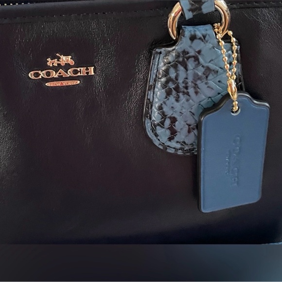Coach Prairie satchel python crossbody bag - Picture 2 of 5